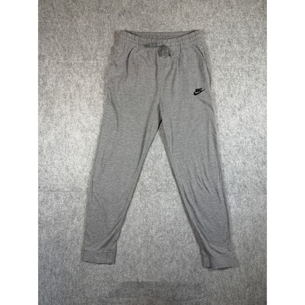 Nike Mens Sportswear Jogger Sweatpants XL Gray Heather Drawstring Waist